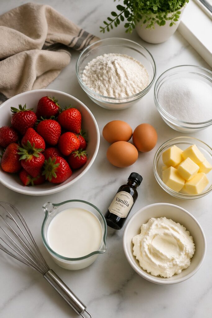 Olive Garden Strawberry Cream Cake Recipe