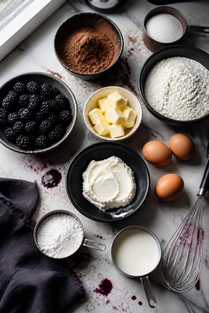 Blackberry Velvet Gothic Cake Recipe