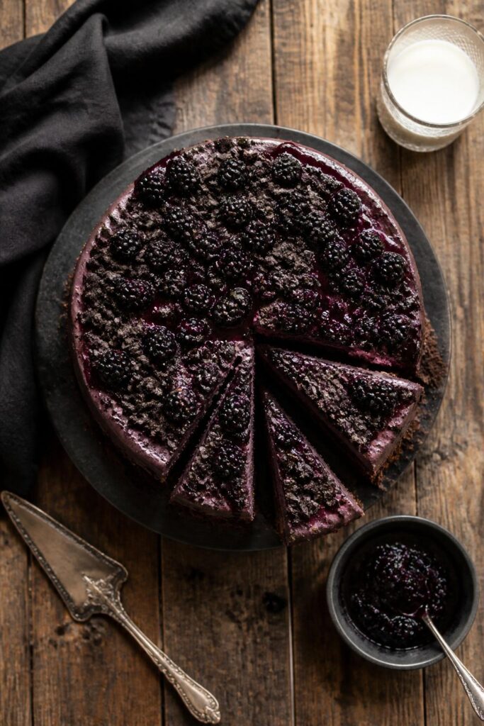Blackberry Velvet Gothic Cake Recipe