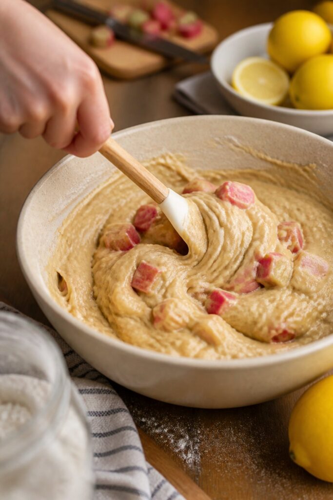 Lemon Rhubarb Bread Recipe