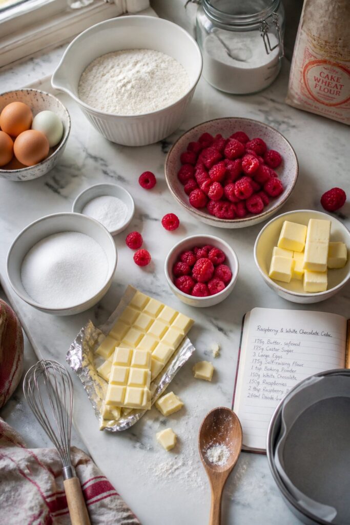 Mary Berry White Chocolate and Raspberry Cake
