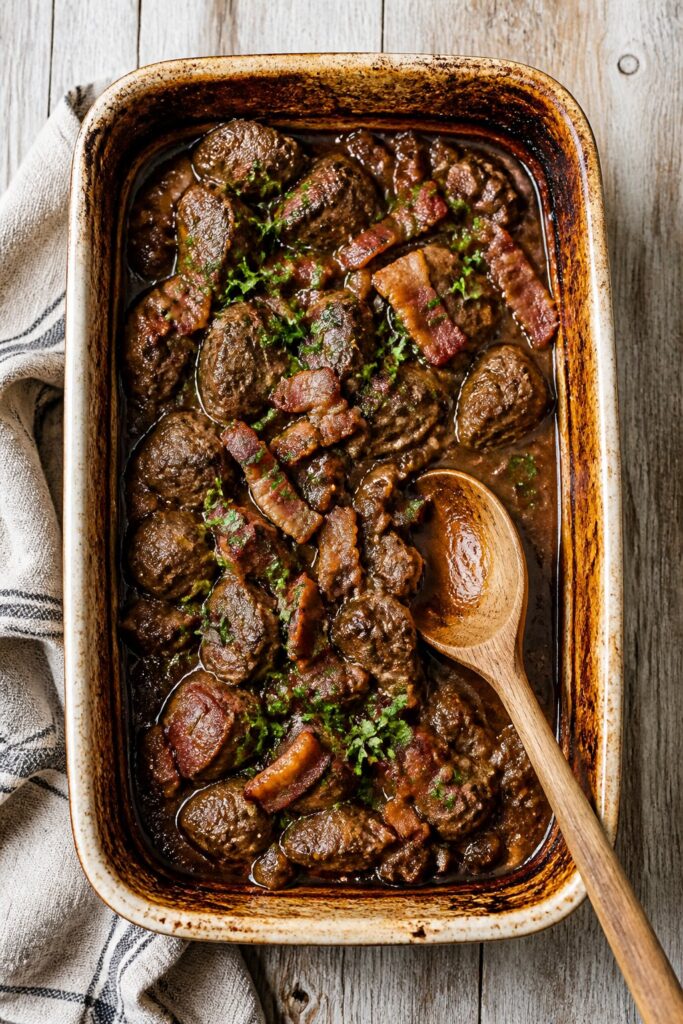 Mary Berry Liver and Bacon Casserole Recipe