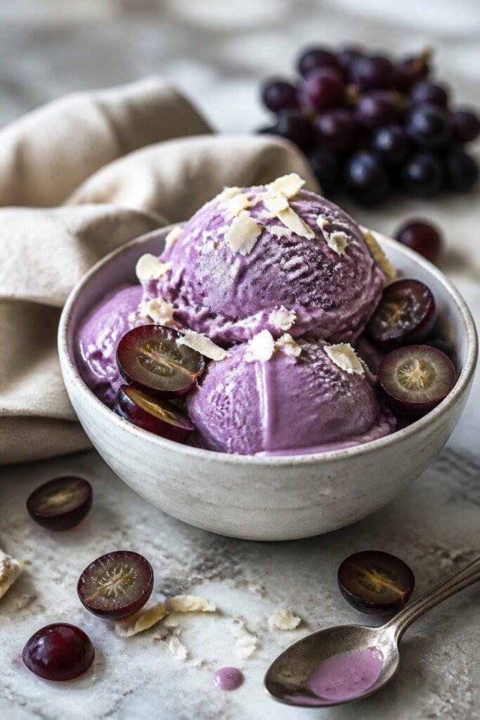 Grape Juice Ice Cream Recipe