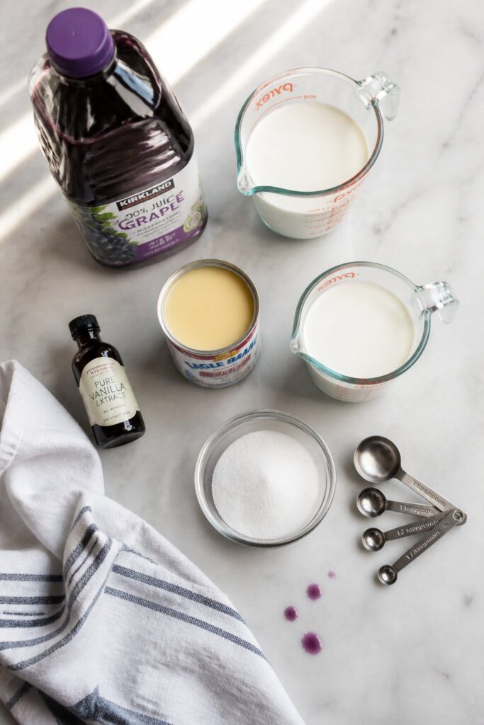 Grape Juice Ice Cream Recipe