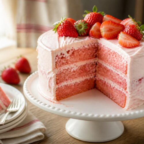 Edgar's Strawberry Cake Recipe