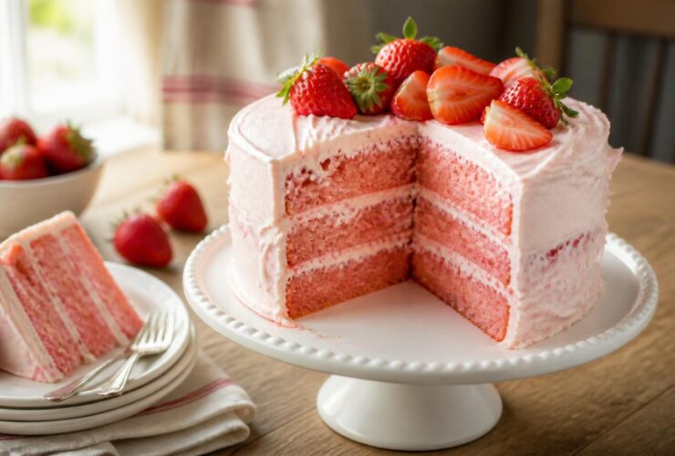 Edgar's Strawberry Cake Recipe