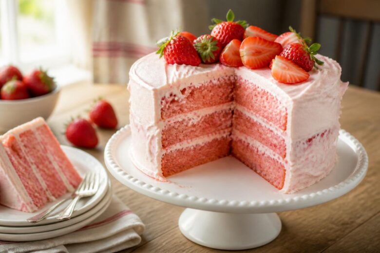 Edgar's Strawberry Cake Recipe