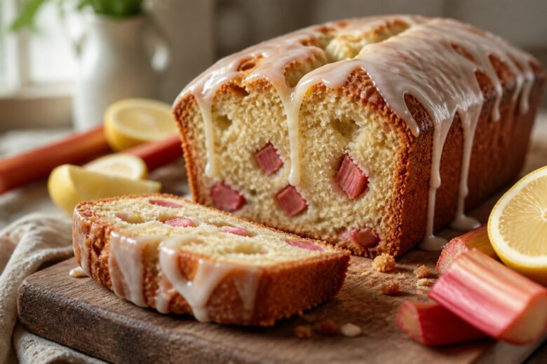 Lemon Rhubarb Bread Recipe