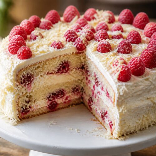 Mary Berry White Chocolate and Raspberry Cake
